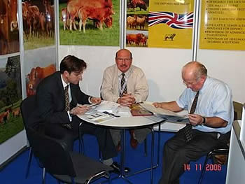 The British Limousin Cattle Society were also present at Eurotier.